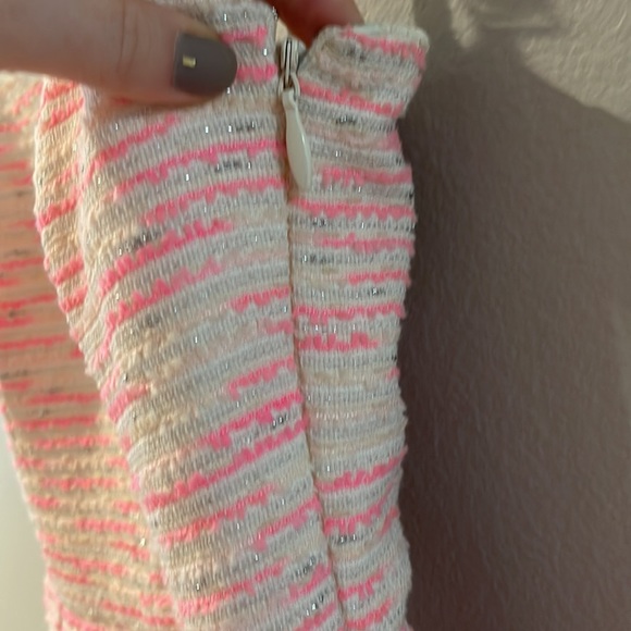 Anthropologie Moulinette Soeurs Pink Pastique tweed textured dress with pockets - Picture 8 of 13